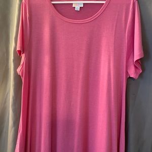 Lularoe 2X Bright Pink Jessie
